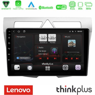 Lenovo Thinkplus Series 4Core Android15 2+32GB Kia Picanto Navigation Multimedia Tablet 9" Με Carplay & Android Auto