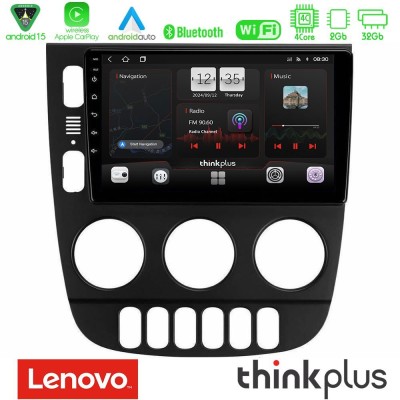 Lenovo Thinkplus Series 4Core Android15 2+32GB Mercedes ML Class 1998-2005 Navigation Multimedia Tablet 9" Με Carplay & Android 