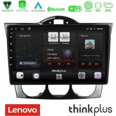 Lenovo Thinkplus Series 4Core Android15 2+32GB Mazda RX8 2003-2008 Navigation Multimedia Tablet 9" Με Carplay & Android Auto