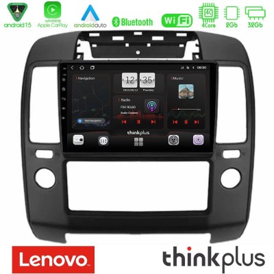 Lenovo Thinkplus Series 4Core Android15 2+32GB Nissan Navara Navigation Multimedia Tablet 9" Με Carplay & Android Auto