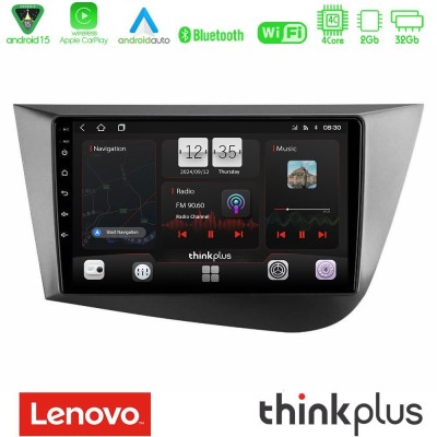 Lenovo Thinkplus Series 4Core Android15 2+32GB Seat Leon Navigation Multimedia Tablet 9" Με Carplay & Android Auto