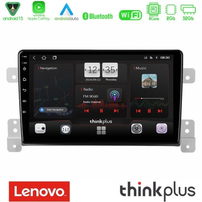 Lenovo Thinkplus Series 4Core Android15 2+32GB Suzuki Grand Vitara Navigation Multimedia Tablet 9" Με Carplay & Android Auto