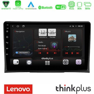 Lenovo Thinkplus Series 4Core Android15 2+32GB VW Transporter 2003-2015 Navigation Multimedia Tablet 9" Με Carplay & Android Aut