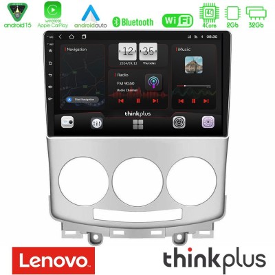 Lenovo Thinkplus Series 4Core Android15 2+32GB Mazda 5 2004-2010 Navigation Multimedia Tablet 9" Με Carplay & Android Auto