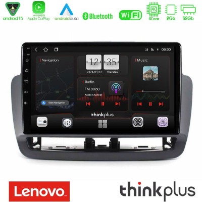 Lenovo Thinkplus Series 4Core Android15 2+32GB Seat Ibiza 2012-2015 Navigation Multimedia Tablet 9" Με Carplay & Android Auto