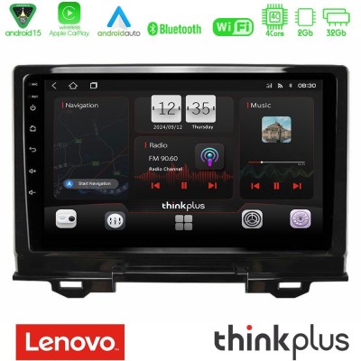 Lenovo Thinkplus Series 4Core Android15 2+32GB Honda HR-V 2021- Navigation Multimedia Tablet 9" Με Carplay & Android Auto