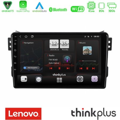 Lenovo Thinkplus Series 4Core Android15 2+32GB Suzuki Splash & Opel Agila 2008-2014 Navigation Multimedia Tablet 9" Με Carplay &