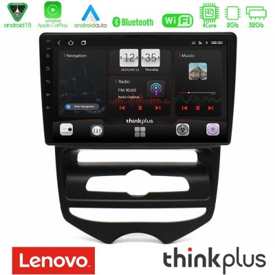 Lenovo Thinkplus Series 4Core Android15 2+32GB Hyundai ix20 2010-2020 (MANUAL A/C) Navigation Multimedia Tablet 10" Με Carplay &