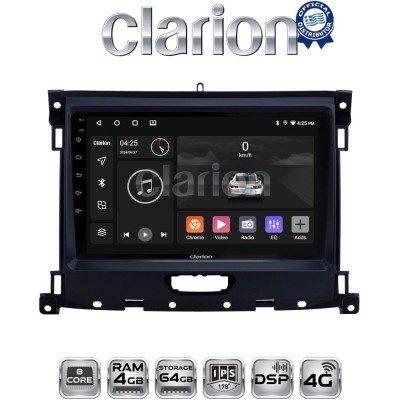 CLARION GL72575 Οθόνη OEM Multimedia Αυτοκινήτου για Ford Ranger 2019 (CarPlay/AndroidAuto/BT/GPS/WIFI/GPRS)