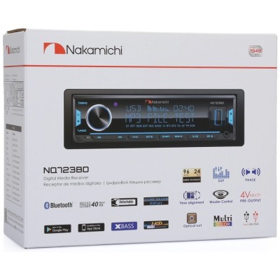 Nakamichi NQ723BD Radio/Usb/Bt/Aux Nakamichi NQ723BD Radio/Usb/Bt/Aux