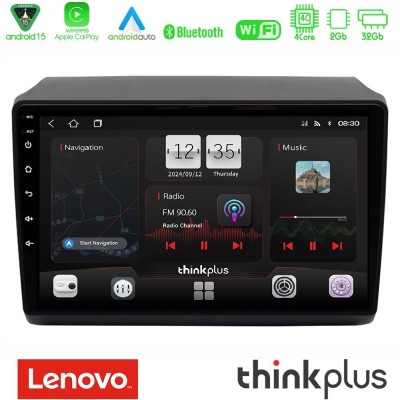 Lenovo Thinkplus Series 4Core Android15 2+32GB Fiat Ducato/Citroen Jumper/Peugeot Navigation Multimedia Tablet 9" Με Carplay & A