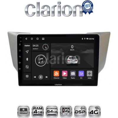 CLARION GL72620 Οθόνη OEM Multimedia Αυτοκινήτου για LEXUS RS 20032009 (CarPlay/AndroidAuto/BT/GPS/WIFI/GPRS)