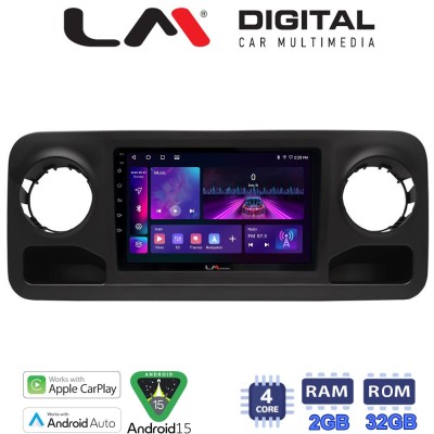 LM Digital - LM ZA4670 GPS Οθόνη OEM Multimedia Αυτοκινήτου για Mercedes Sprinter 2019 (CarPlay/AndroidAuto/BT/GPS/WIFI/GPRS)