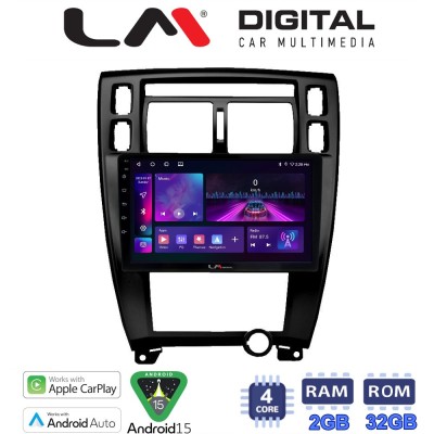 LM Digital - LM ZA4006B GPS Οθόνη OEM Multimedia Αυτοκινήτου για TUCSON 2004 2010 (CarPlay/AndroidAuto/BT/GPS/WIFI/GPRS)