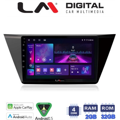 LM Digital - LM ZA4522 GPS Οθόνη OEM Multimedia Αυτοκινήτου για VW TOURAN 2016 (CarPlay/AndroidAuto/BT/GPS/WIFI/GPRS)