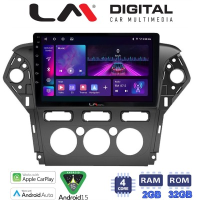 LM Digital - LM ZA4368C GPS Οθόνη OEM Multimedia Αυτοκινήτου για FORD MONDEO 2010 2013 (CarPlay/AndroidAuto/BT/GPS/WIFI/GPRS)