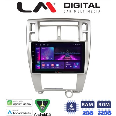 LM Digital - LM ZA4006 GPS Οθόνη OEM Multimedia Αυτοκινήτου για Hyundai Tucson 2004 2010 (CarPlay/AndroidAuto/BT/GPS/WIFI/GPRS)