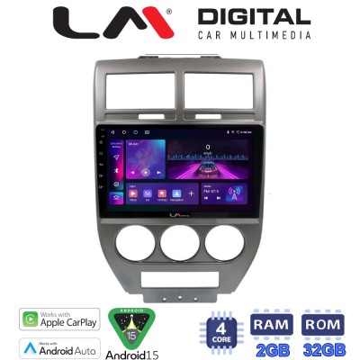 LM Digital - LM ZA4251 GPS Οθόνη OEM Multimedia Αυτοκινήτου για JEEP COMPASS 20072011 (CarPlay/AndroidAuto/BT/GPS/WIFI/GPRS)