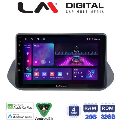 LM Digital - LM ZA4483 GPS Οθόνη OEM Multimedia Αυτοκινήτου για Nissan Qashqai 2021 (CarPlay/AndroidAuto/BT/GPS/WIFI/GPRS)