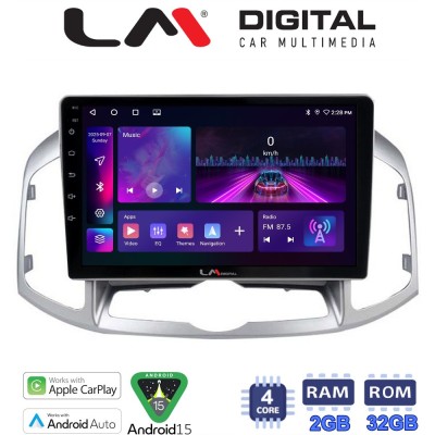 LM Digital - LM ZA4109 GPS Οθόνη OEM Multimedia Αυτοκινήτου για Chevrolet Captiva 2006 2018 (CarPlay/AndroidAuto/BT/GPS/WIFI/GP