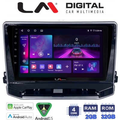 LM Digital - LM ZA4263 GPS Οθόνη OEM Multimedia Αυτοκινήτου για Jeep Compass 2023 (CarPlay/AndroidAuto/BT/GPS/WIFI/GPRS)