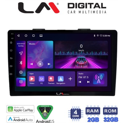 LM Digital - LM ZA4500 GPS Οθόνη OEM Multimedia Αυτοκινήτου για FIAT 500L 2012 (CarPlay/AndroidAuto/BT/GPS/WIFI/GPRS)