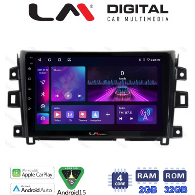 LM Digital - LM ZA4716 GPS Οθόνη OEM Multimedia Αυτοκινήτου για Nissan Navara D23 2016 (CarPlay/AndroidAuto/BT/GPS/WIFI/GPRS)