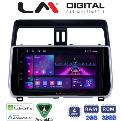 LM Digital - LM ZA4400 GPS Οθόνη OEM Multimedia Αυτοκινήτου για Toytota Land Cruiser 2019 (CarPlay/AndroidAuto/BT/GPS/WIFI/GPRS)