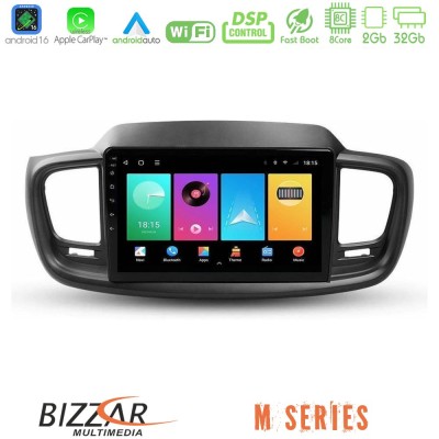 Bizzar M Series 8Core Android16 2+32GB Kia Sorento 2018-2021 Navigation Multimedia Tablet 9"