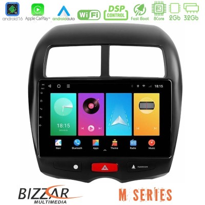 Bizzar M Series 8Core Android16 2+32GB Mitsubishi ASX Navigation Multimedia Tablet 10"