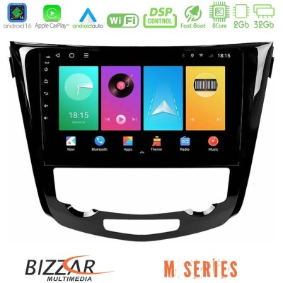 Bizzar M Series 8Core Android16 2+32GB Nissan Qashqai J11 (AUTO A/C) Navigation Multimedia Tablet 10"