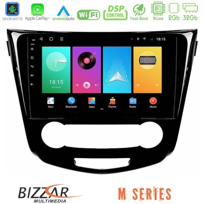 Bizzar M Series 8Core Android16 2+32GB Nissan Qashqai J11 (Manual A/C) Navigation Multimedia Tablet 10"
