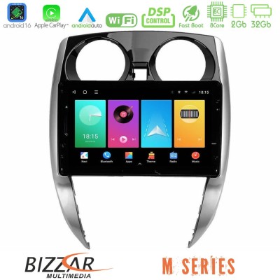 Bizzar M Series 8Core Android16 2+32GB Nissan Note 2013-2018 Navigation Multimedia Tablet 10"