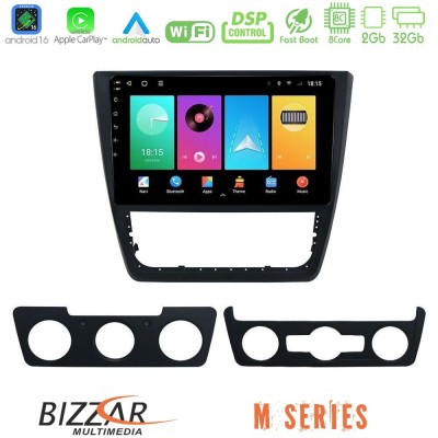Bizzar M Series 8Core Android16 2+32GB Skoda Yeti 2009- Navigation Multimedia Tablet 10"
