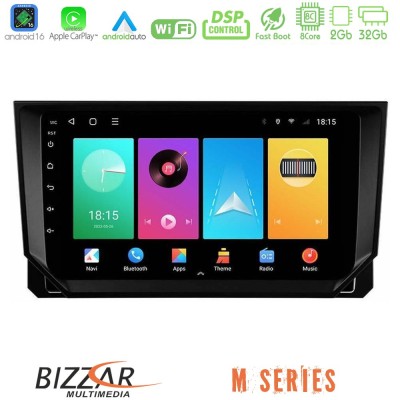 Bizzar M Series 8Core Android16 2+32GB Seat Arona/Ibiza Navigation Multimedia Tablet 9"