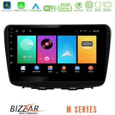 Bizzar M Series 8Core Android16 2+32GB Suzuki Baleno 2016-2021 Navigation Multimedia Tablet 9"