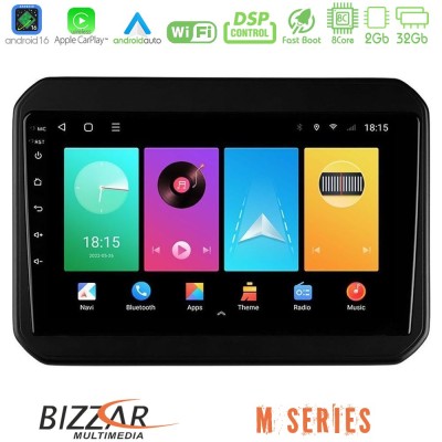 Bizzar M Series 8Core Android16 2+32GB Suzuki Ignis Navigation Multimedia Tablet 9"