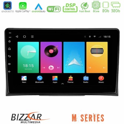 Bizzar M Series 8Core Android16 2+32GB VW Transporter 2003-2015 Navigation Multimedia Tablet 9"