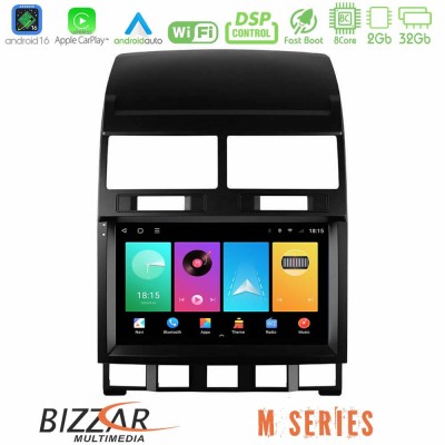 Bizzar M Series 8Core Android16 2+32GB VW Touareg 2002 – 2010 Navigation Multimedia Tablet 9"