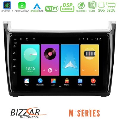 Bizzar M Series 8Core Android16 2+32GB Vw Polo Navigation Multimedia Tablet 9"