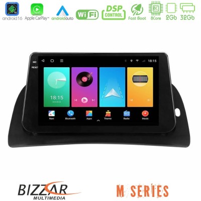 Bizzar M Series 8Core Android16 2+32GB Renault Kangoo 2014-2018 Navigation Multimedia Tablet 9"
