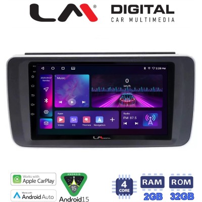LM Digital - LM ZA4073 GPS Οθόνη OEM Multimedia Αυτοκινήτου για Nissan Leaf 2018 (CarPlay/AndroidAuto/BT/GPS/WIFI/GPRS)