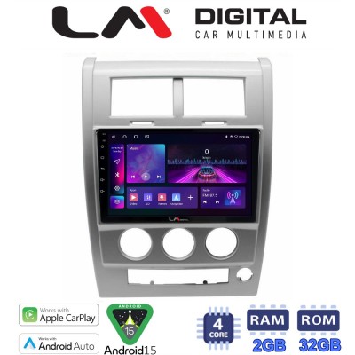 LM Digital - LM ZA4334 GPS Οθόνη OEM Multimedia Αυτοκινήτου για Jeep Cherokee KK 2008 2014 (CarPlay/AndroidAuto/BT/GPS/WIFI/GPR