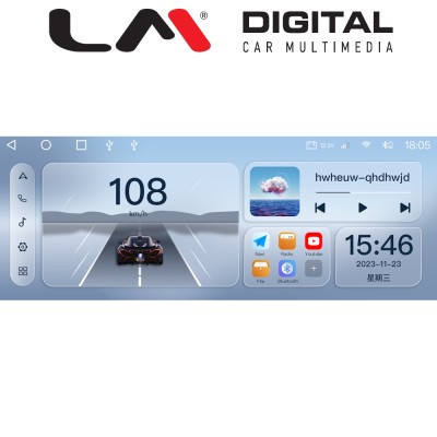 LM Digital - LM FD8669 GPS Οθόνη OEM Multimedia Αυτοκινήτου για Mercedes Vito 2015 (CarPlay/AndroidAuto/BT/GPS/WIFI/GPRS)