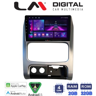 LM Digital - LM ZA4736 GPS Οθόνη OEM Multimedia Αυτοκινήτου για JEEP CHEROKEE & LIBERTY 2002-2007 (CarPlay/AndroidAuto/BT/GPS/WI