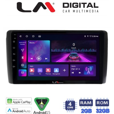 LM Digital - LM ZA4070 GPS Οθόνη OEM Multimedia Αυτοκινήτου για Nissan Leaf 2009 2017 (CarPlay/AndroidAuto/BT/GPS/WIFI/GPRS)