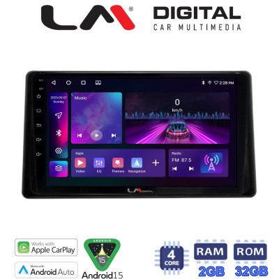 LM Digital - LM ZA4580 GPS Οθόνη OEM Multimedia Αυτοκινήτου για Toyota Raize 2020 (CarPlay/AndroidAuto/BT/GPS/WIFI/GPRS)
