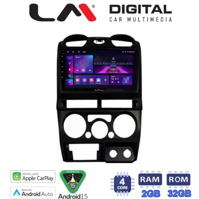 LM Digital - LM ZA4425B GPS Οθόνη OEM Multimedia Αυτοκινήτου για Isuzu D-Max 2008 2012 (CarPlay/AndroidAuto/BT/GPS/WIFI/GPRS)