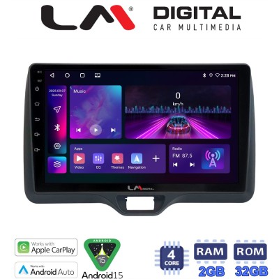 LM Digital - LM ZA4554H GPS Οθόνη OEM Multimedia Αυτοκινήτου για Toyota Yaris 2020 2023 (CarPlay/AndroidAuto/BT/GPS/WIFI/GPRS)