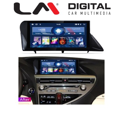 LM Digital - LM ZA4800 GPS Οθόνη OEM Multimedia Αυτοκινήτου για LEXUS RX 2009 2014 (CarPlay/AndroidAuto/BT/GPS/WIFI/GPRS)
